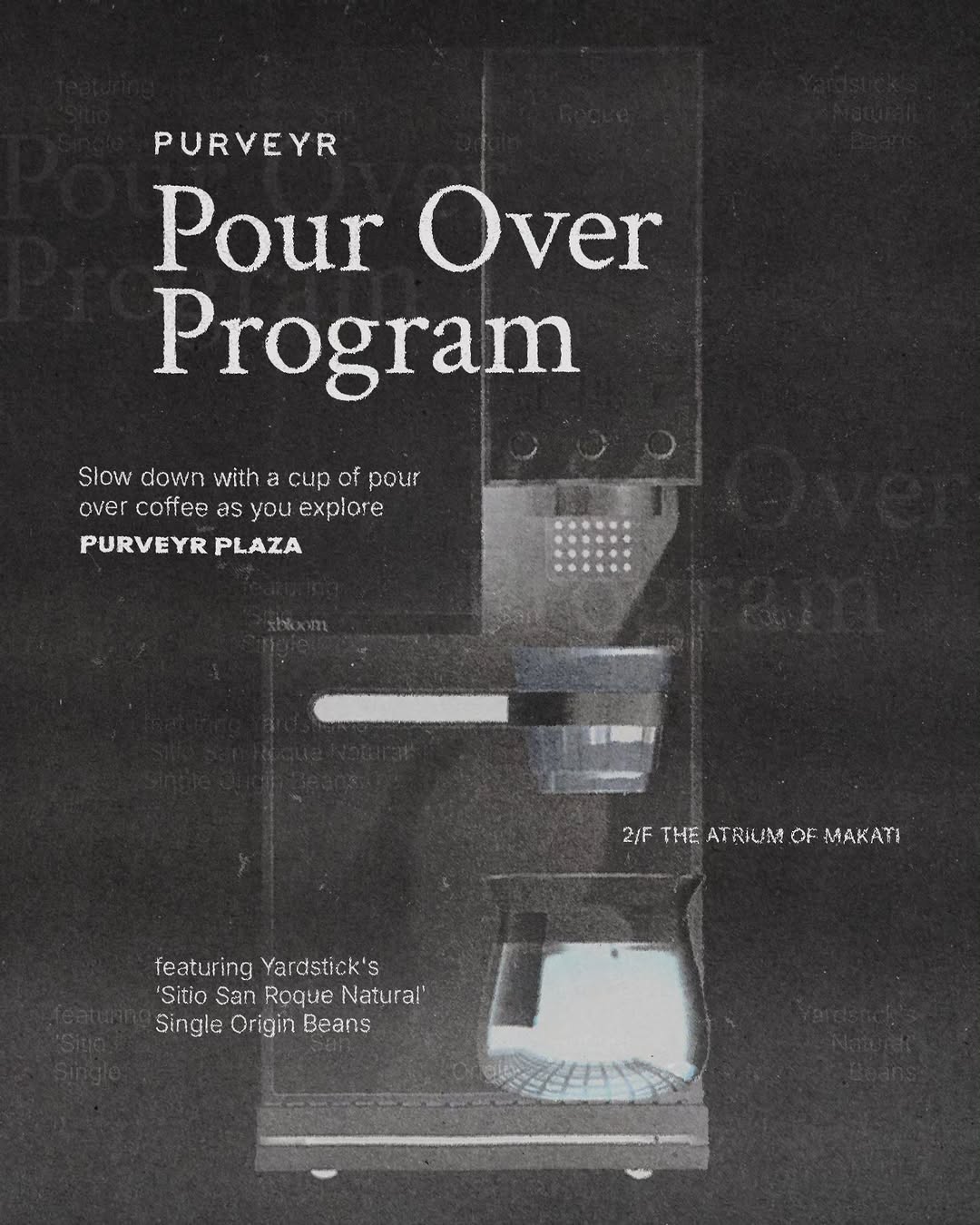Pour Over coffee program